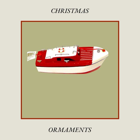 Kurt S. Adler Fishing Boat Christmas Tree Ornament Vintaged Collectable Detailed - Picture 6 of 16